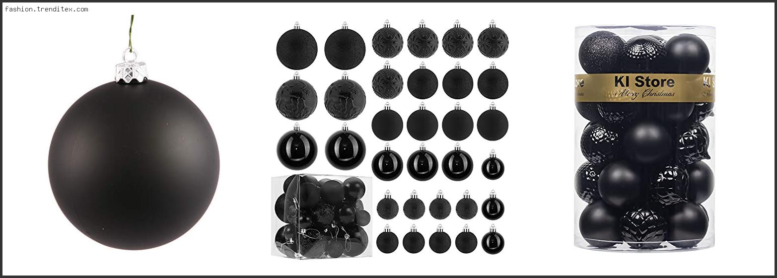 Best Matte Black Ornaments Balls