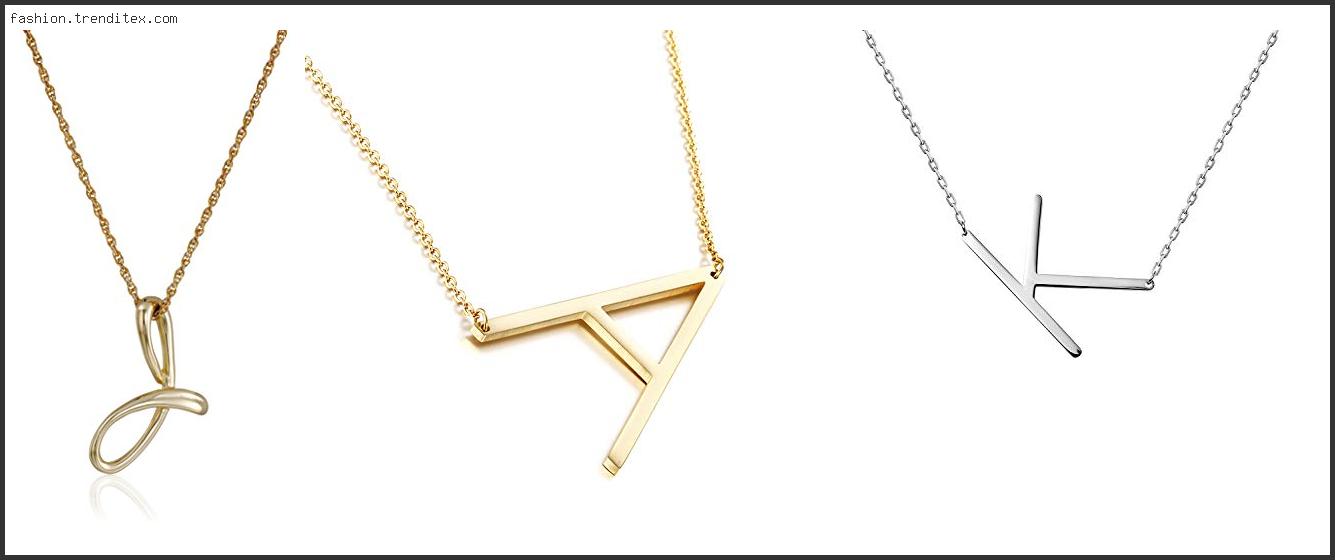 Best Avec Jewelry Initial Necklace