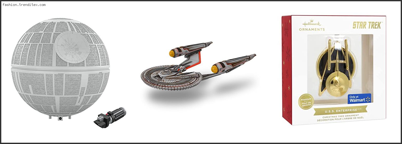 Best Star Trek Keepsake Ornaments Enterprise And Shuttle By Hallmark