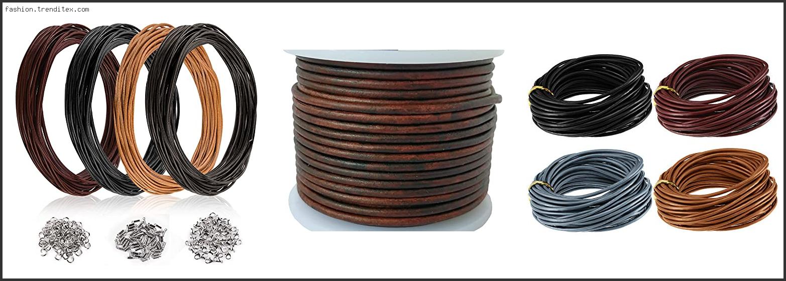 Best Leather Cord For Jewelry Making