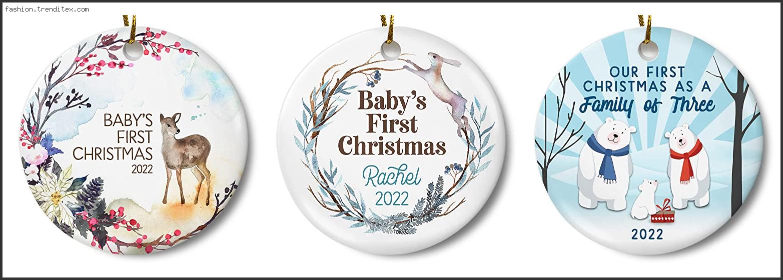 Best Handmade Baby's First Christmas Ornament