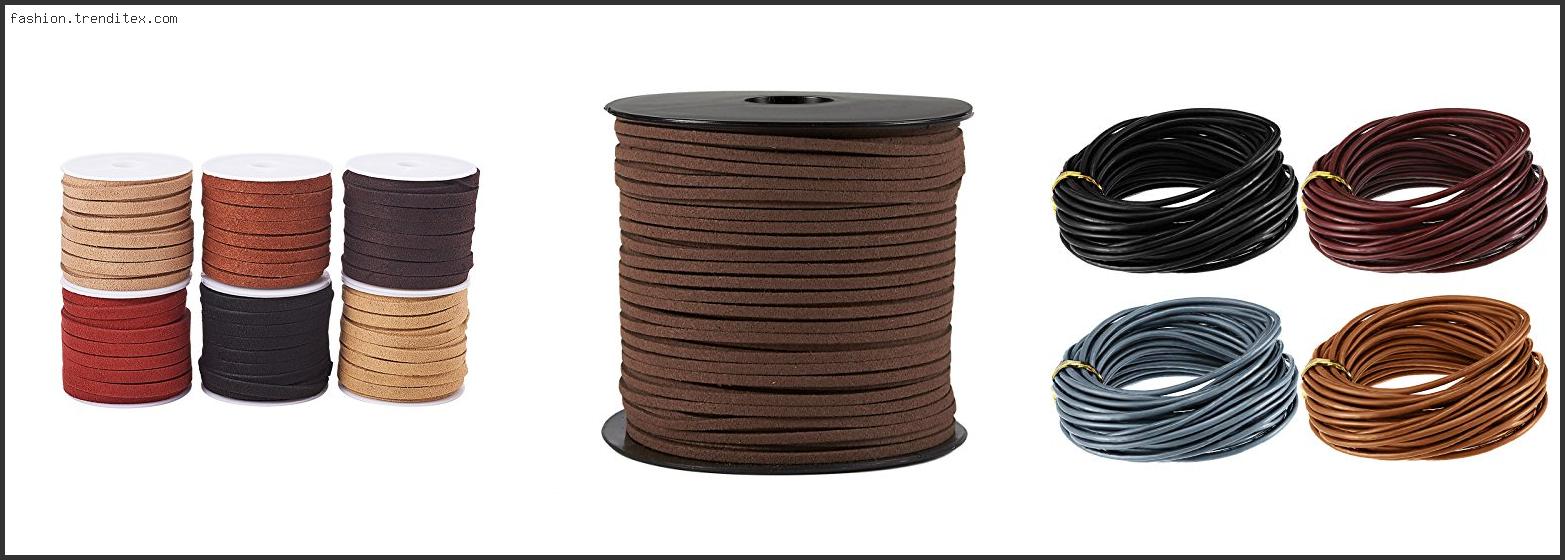 Best Flat Leather Cord For Jewelry Making