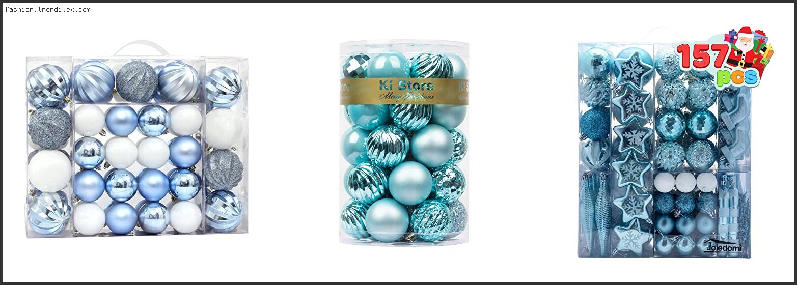 Best Baby Blue Christmas Ornaments