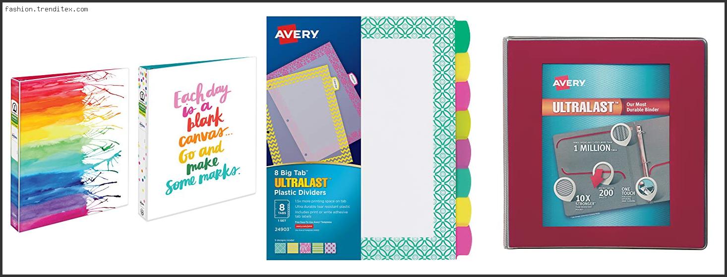 Best Avery Fashion Binder