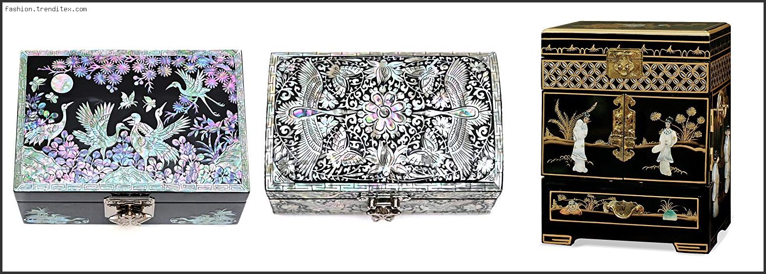 Best Black Lacquer Mother Of Pearl Jewelry Box