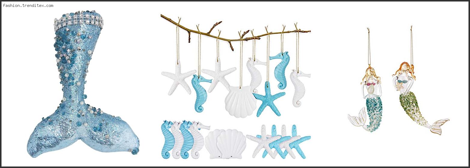 Best Mermaid Blue Christmas Ornaments