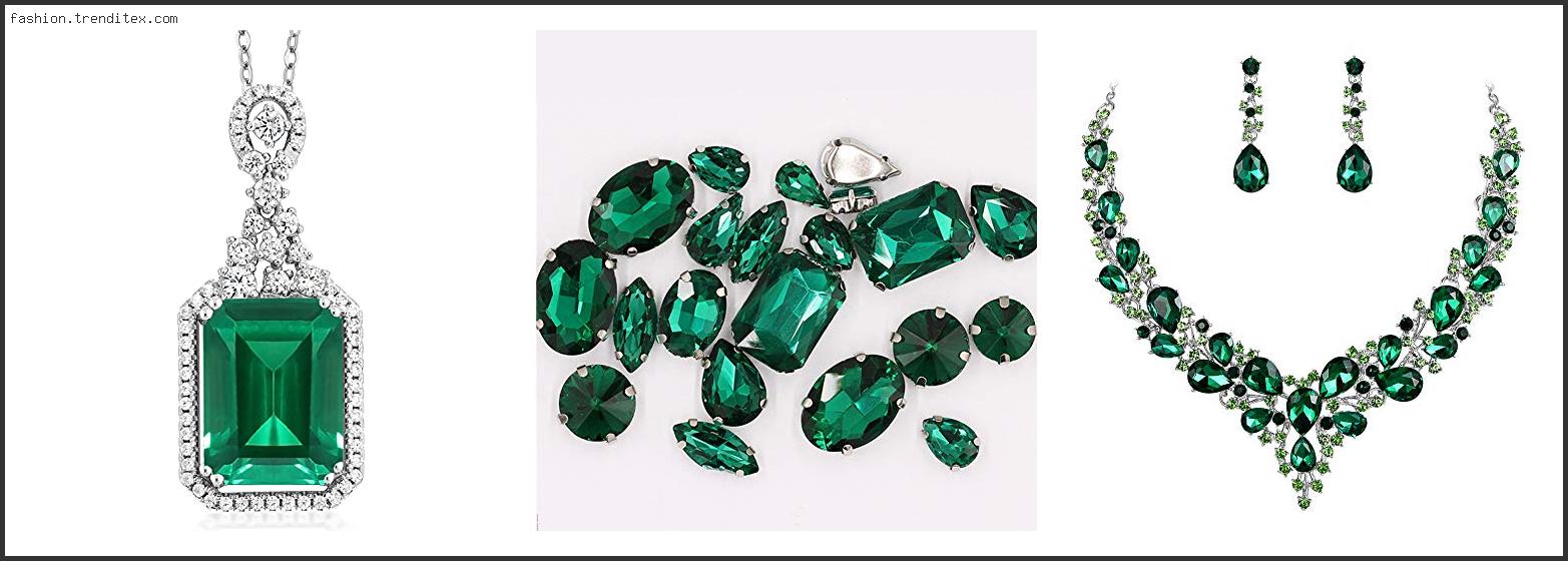 Best Emerald Green Necklace Costume Jewelry