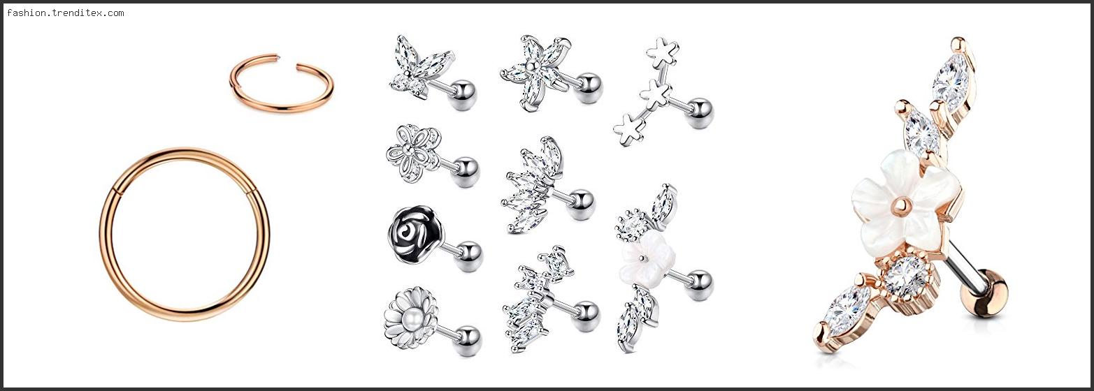 Best Outer Conch Piercing Jewelry