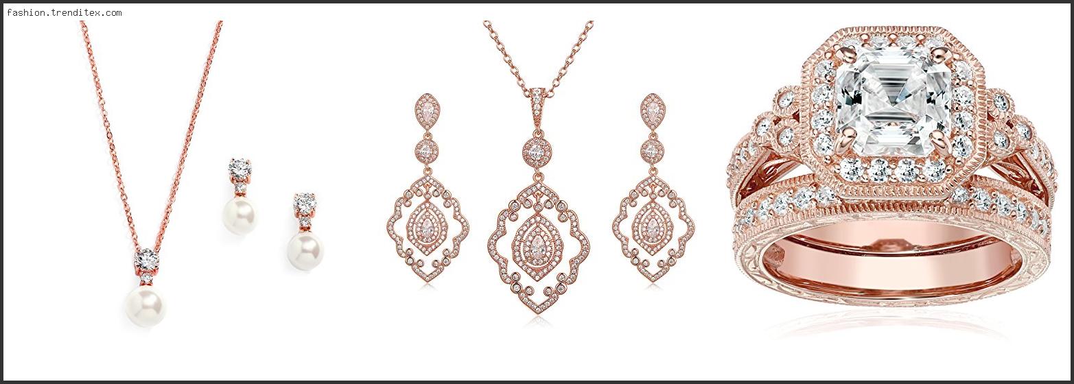 Best Rose Gold Jewelry Set For Wedding