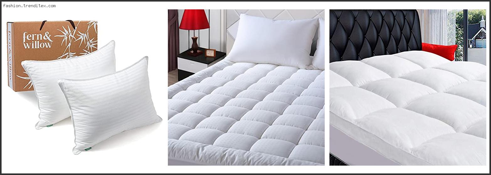 Best Fieldcrest Luxury Sateen Pillow Top Antimicrobial Fiberbed