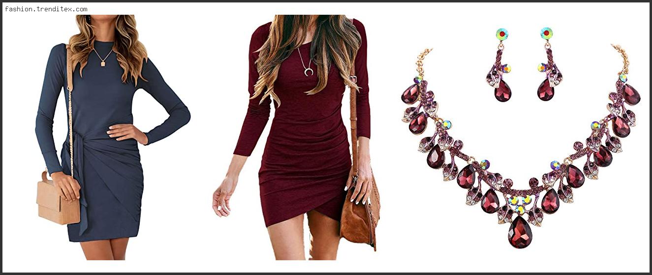 Best Jewelry For Wine Colored Dress