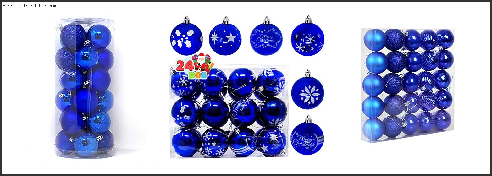 Best Royal Blue Christmas Ornaments