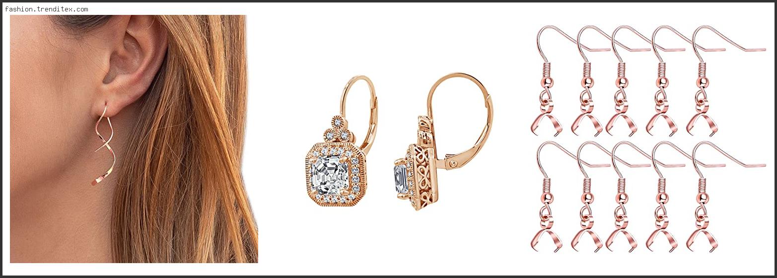 Best Rose Gold Dangle Earrings Jewelry