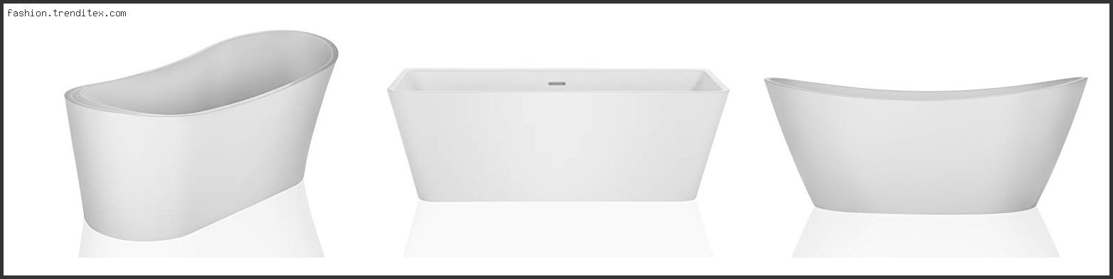 Best Empava 67 Luxury Freestanding Acrylic Bathtub Soaking Spa Tub