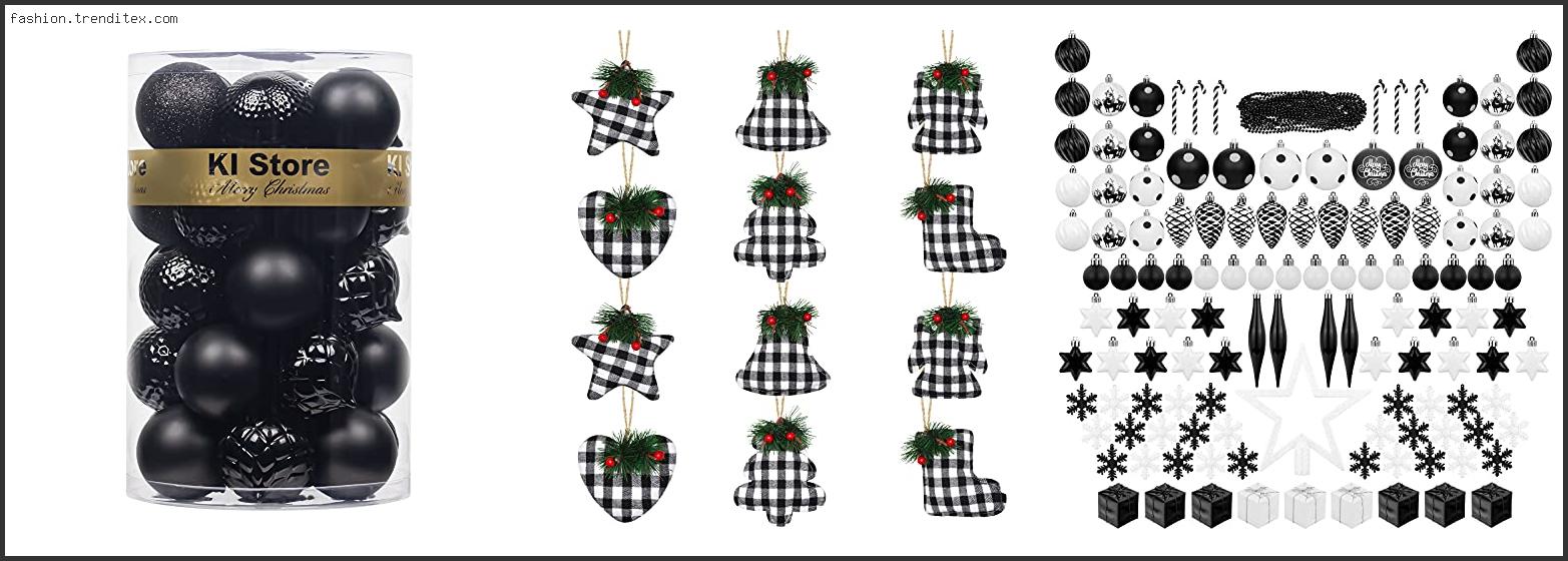 Best Black And White Tree Ornaments