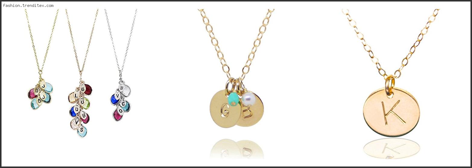 Best Initial Jewelry For Moms