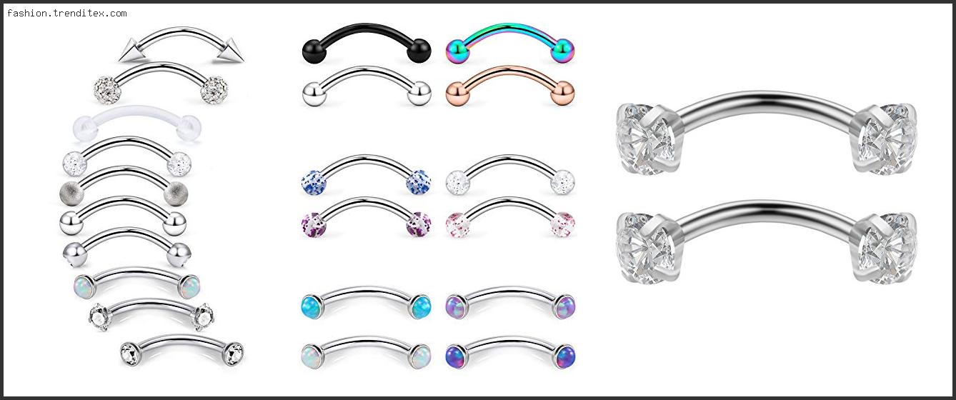 Best Curved Labret Piercing Jewelry