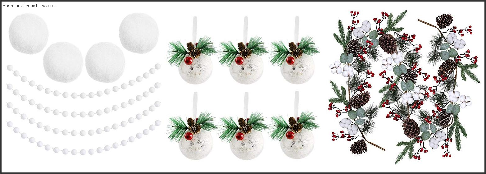 Best Cotton Ball Christmas Ornaments